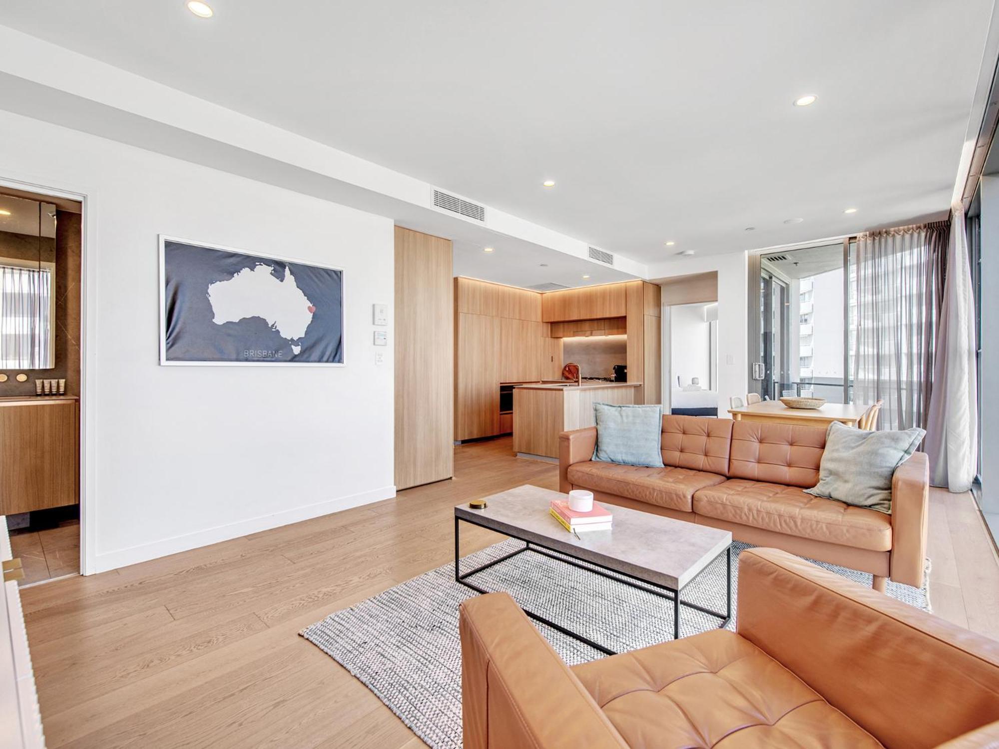 Lovely 2 Bedroom Executive Apartment Brisbane Buitenkant foto